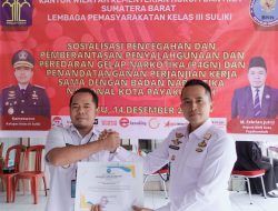 Cegah Penyalahgunaan Narkoba, Lapas Suliki Lakukan Tes Urine Kepada Warga Binaan dan Staf