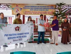 PWI Kalteng Berbagi Kasih Sukacita Natal Salurkan Donasi ke Panti Asuhan