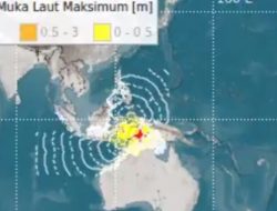 USGS: Gempa Magnitudo 7,6 Guncang Indonesia