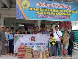 Berbagi Kasih PWI Kalteng Berlanjut Kunjungi Empat Panti Asuhan