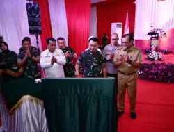 Kasad Resmi Melaunching Desa Agrowisata Tekno 44 di Desa Gelebek Dalam Banyuasin