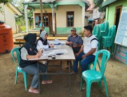 Pantarlih Desa Tanjung Beringin Laksanakan Tugasnya Bersama PPK dan PPS