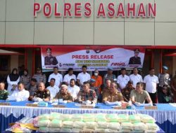 Polres Asahan Gagalkan Penyeludupan 50 Kg Sabu