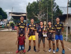 Raih Juara Pertama, Tim Volly CMS Pulang Boyong Trophy