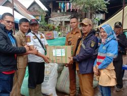 Pemdes Kota Agung, Sukarami, Lawang Agung Bersama PT. SERD Peduli Banjir Bandang di Mulak Sebingkai