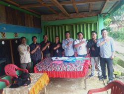 Rapat Pleno Sekaligus Monitoring Daftar Pemilih Tetap Pemilu di Desa Tanjung Beringin.