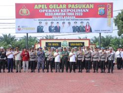 Kapolres Asahan Pimpin Apel Gelar Pasukan Operasi Keselamatan Toba 2023