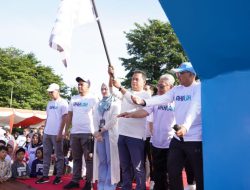 Bupati Banyuasin Lepas Ribuan Peserta Jalan Sehat Bersama BUMN