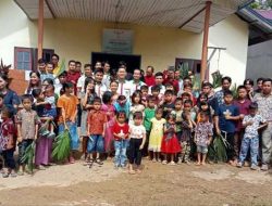 Pemuda Katolik Menukung Kabupaten Melawi Baksos Tanam Pohon Gaharu dan Bersihkan Makam
