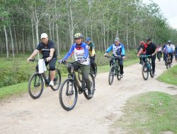 Bupati Asahan Gowes Sejauh 14 Km