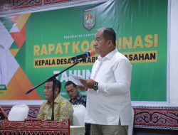 Wabup Asahan Buka Rapat Koordinasi Kepala Desa