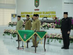 Bupati Asahan Lantik Pejabat PTP, Administrator, Pengawas di Lingkungan Pemkab Asahan