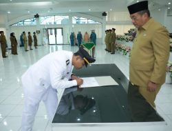 Wabup Asahan Lantik Pejabat Administrator, Pengawas dan KTU Puskesmas