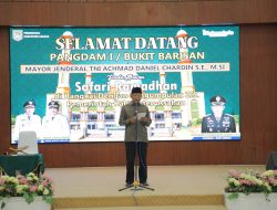 Bupati Asahan Sambut Kedatangan Pangdam I/BB di Kabupaten Asahan