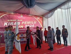 Bupati Asahan Ikuti Rangkaian Kirab Pemilu Tahun 2024