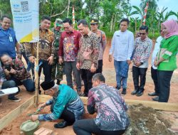 Wakil Bupati Banyuasin Letakan Batu Pertama Pembangunan Kayu Are Kuning Indah Residen