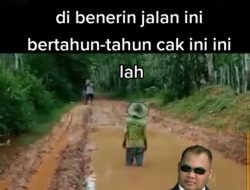 Mat Lampu Minta Jalan Desa Semuntul, Sungai Pinang, Diperbaiki