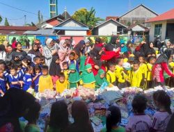 Peringati Hardiknas,  Gugus Semboja Sanggau Gelar Jalan Santai dan Senam Massal