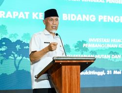 Gubernur Sumbar Ingatkan Adanya Potensi Penyimpangan Dalam Pemanfaatan Kawasan Hutan
