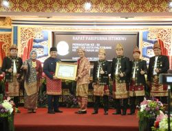 Rapat Paripurna Istimewa HUT Kota Palembang 1340, Harnojoyo Ungkap Percapaian Laju Pertumbuhan Ekonomi Meningkat
