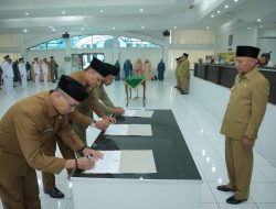 Bupati Asahan Lantik Pejabat Pimpinan Pratama, Administrator dan Pejabat Pengawas di Lingkungan Pemkab Asahan