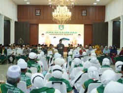 Bupati Bersama Forkopimda Asahan Lepas 34 Jama’ah Calon Haji Asahan Tahun 1444H/2023 M Tahap Ke-III
