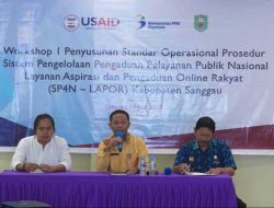 Dinas Kominfo Kabupaten Sanggau Gelar Workshop  SP4N LAPOR