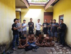 Polres Kapuas Hulu Tangkap 13 Pelaku Pengeroyokan dan Pencurian