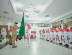 152 Orang Kontingen Sumbar Berangkat Mengikuti Pornas Korpri ke XVI Tahun 2023