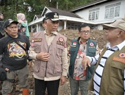 Gubernur Sumbar Bersama Sestama BNPB Tinjau Lokasi Bencana daerah Kabupaten Agam