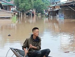 Sejumlah Desa di Kecamatan Jelai Hulu Terendam Banjir, Ketinggian Air 2,5 Meter