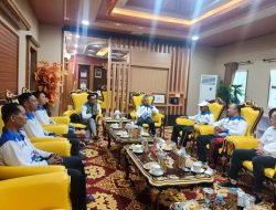 Bupati Martin Rantan dan Moeldoko Bahas Food Estate Teluk Keluang