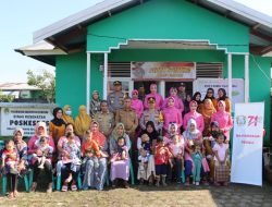 Bantu Cegah Stunting, Kapolres Ketapang Turun Langsung ke Lapangan