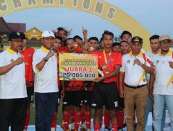 Mandau Putra Juara Turnamen Sepakbola Bupati Ketapang Cup 2023