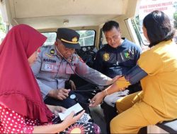 Polres Sanggau Lakukan Pengobatan Gratis dengan Klinik Terapung Presisi