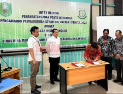 Kejari dan DBM SDA Sanggau Lakukan Penandatanganan Fakta Integritas