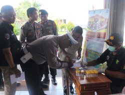 Puluhan Anggota Polres Bandara Dites Urine