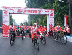 Sambut HUT RI ke-78, Forkopimda Asahan Ikuti FUN BIKE