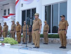 Jelang HUT RI ke-78, Ini Yang Disampaikan Sekda Asahan Saat Pimpin Apel Gabungan