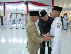 Bupati Asahan Kukuhkan Paskibraka Kabupaten Asahan Tahun 2023