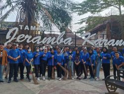 Peduli Lingkungan, Informa Furniture kota Palembang Gelar Gotong Royong di Pasar 26 Ilir