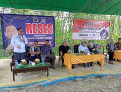 Reses dan Peresmian PISEW 2023 di Sungkai Tengah, Hi. Tamanuri dan Mardiana Disambut Warga
