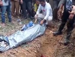 Heboh, Warga Temukan Mayat Dikubur Berbalut Terpal