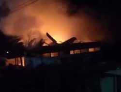Dua Pintu Mess Kehutanan Sanggau Ludes Terbakar