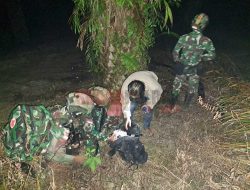 Penyelundupan Sabu 10 Kg Digagalkan Satgas Yonarmed 16/TK di Perbatasan Sanggau Kalbar