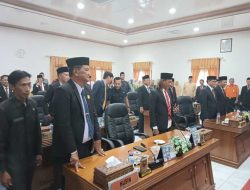 Ketua DPRD Natuna Pimpin Rapat Paripurna  PAW Dua Anggota DPRD Natuna