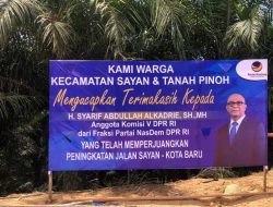 Syarif Abdullah Alkadrie Dapat Salam dari Masyarakat Melawi