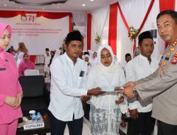 Kental Nuansa Pengantin Baru, Puluhan Pasangan Ikuti Nikah dan Itsbat Nikah Massal di Mapolres Mempawah