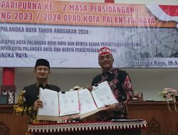 DPRD Palangka Raya Paripurna Pengesahan KUA dan PPAS APBD 2024
