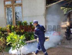 Waspada DBD, Puskemas Teluk Batang KKU Selidiki Jentik Nyamuk dan Lakukan Fogging